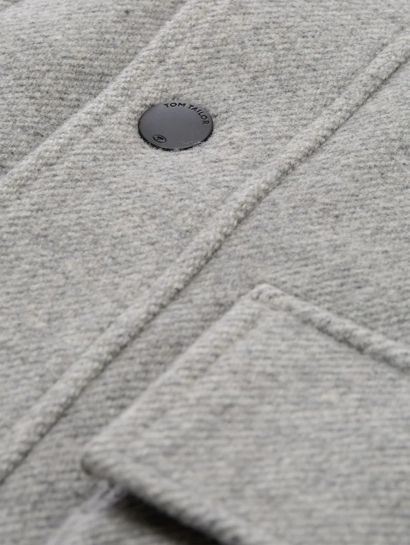 2-in-1 Wolljacke mit abnehmbarem Einsatz