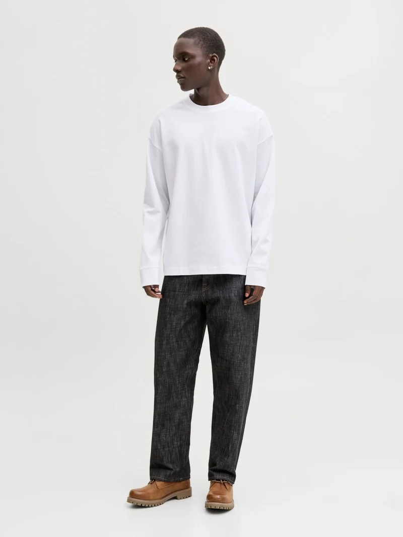 JJEBARRON TEE LS O-NECK SN