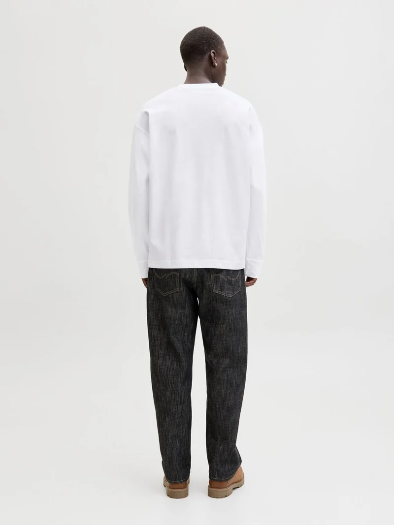 JJEBARRON TEE LS O-NECK SN