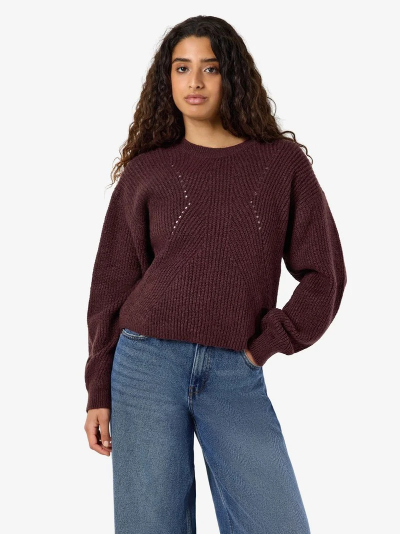 NMBAILEY L/S O-NECK KNIT BOX