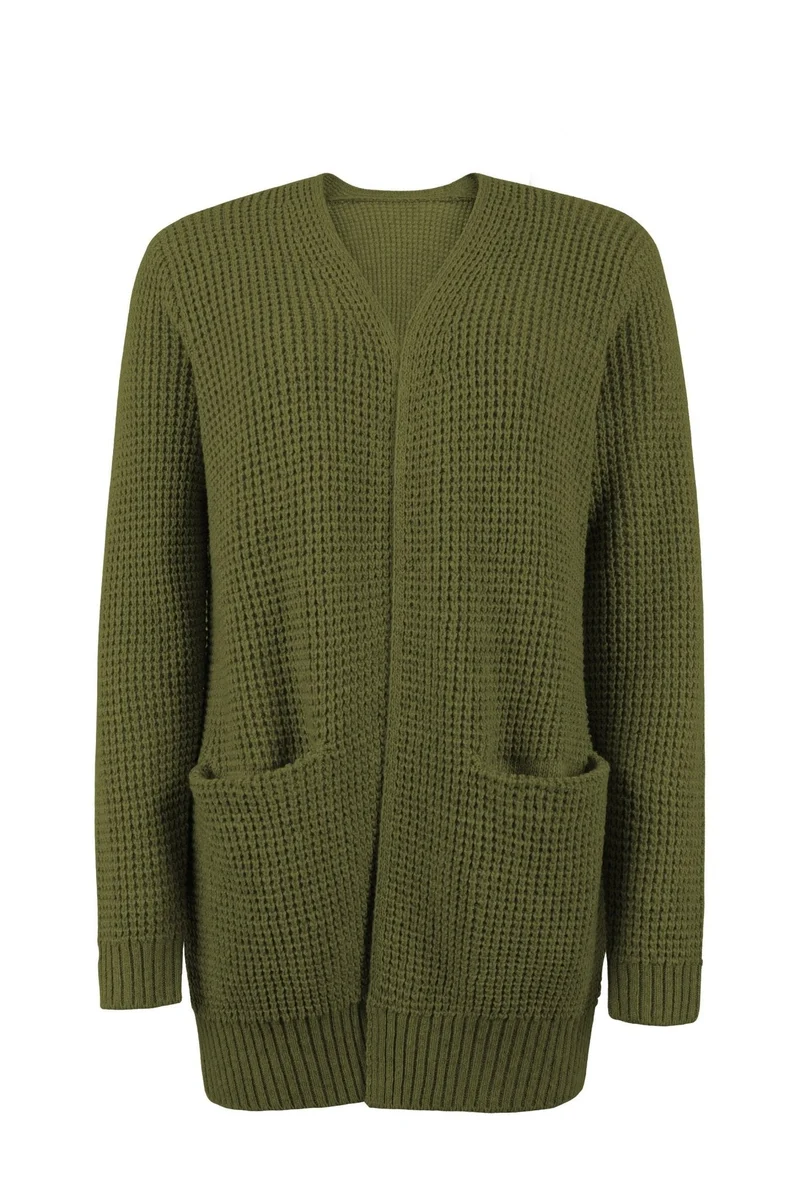 Fiona | Damen Strickjacke zum Überziehen für Herbst