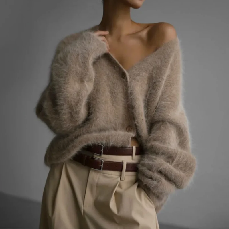 Marlene | Damen Komfortable Strickjacke im Casual-Stil für Alltag