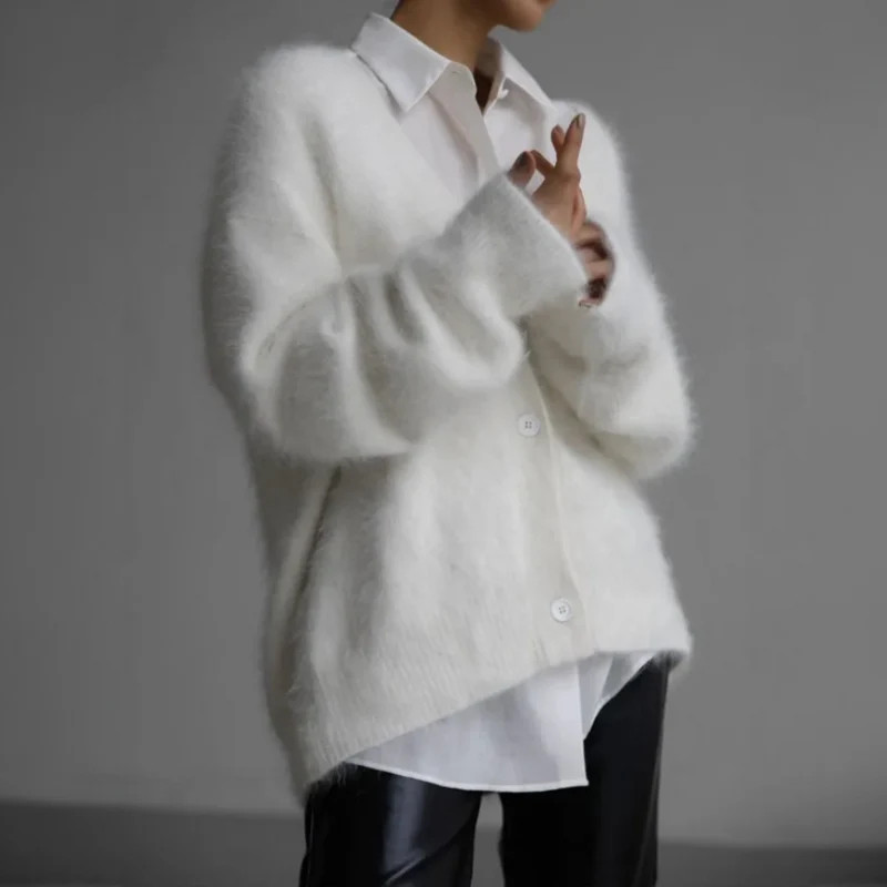 Marlene | Damen Komfortable Strickjacke im Casual-Stil für Alltag