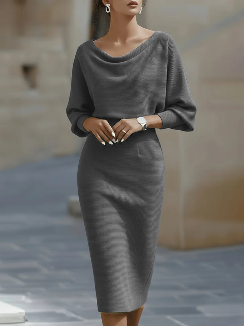Isabella | Damen Herbst Midikleid für Hochzeitsgäste