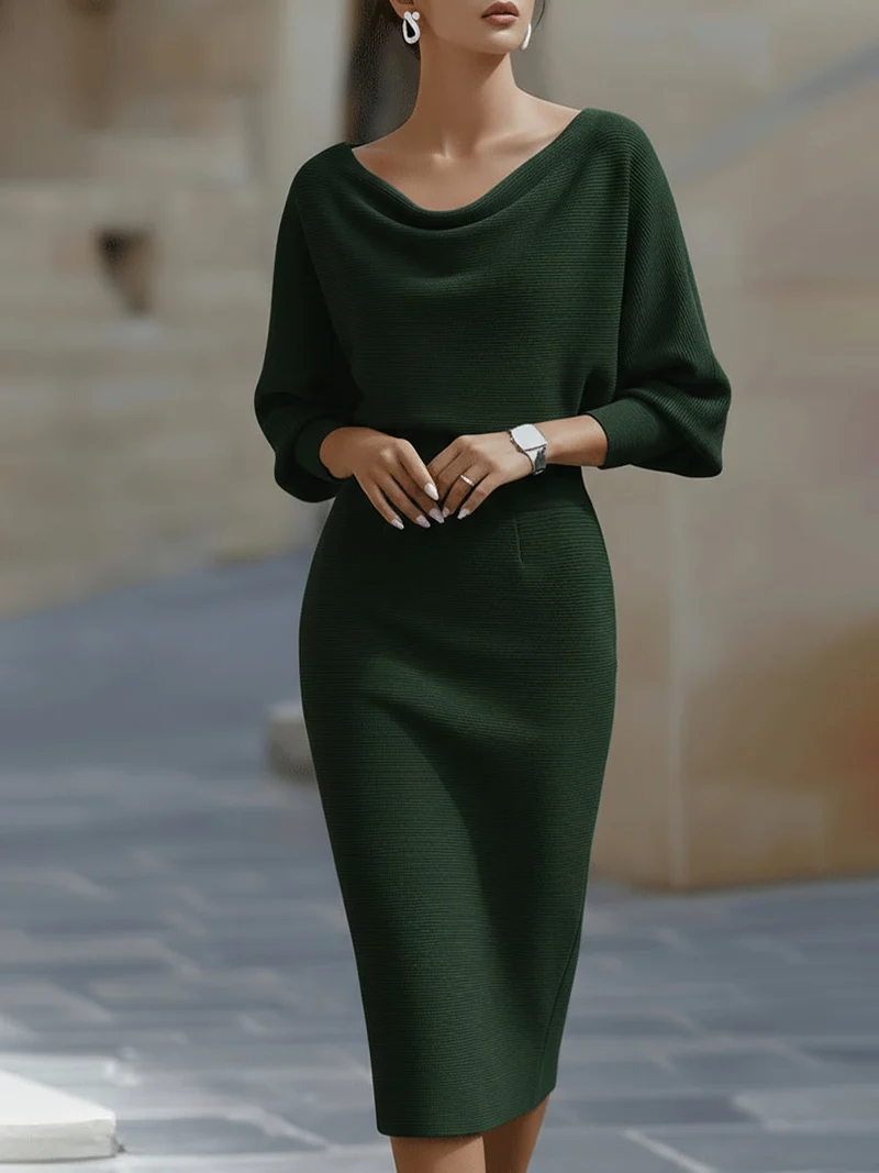 Isabella | Damen Herbst Midikleid für Hochzeitsgäste