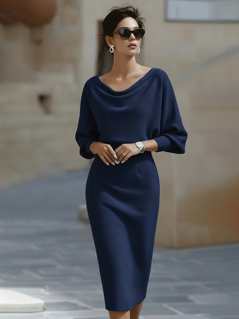 Isabella | Damen Herbst Midikleid für Hochzeitsgäste