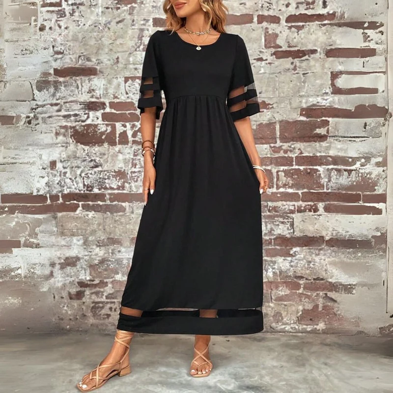Isabella | Damen Elegantes Maxikleid für den Alltag