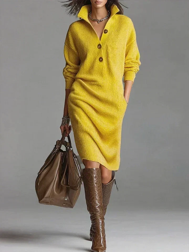 Nele | Damen Midikleid für Hochzeitsgäste im Herbst