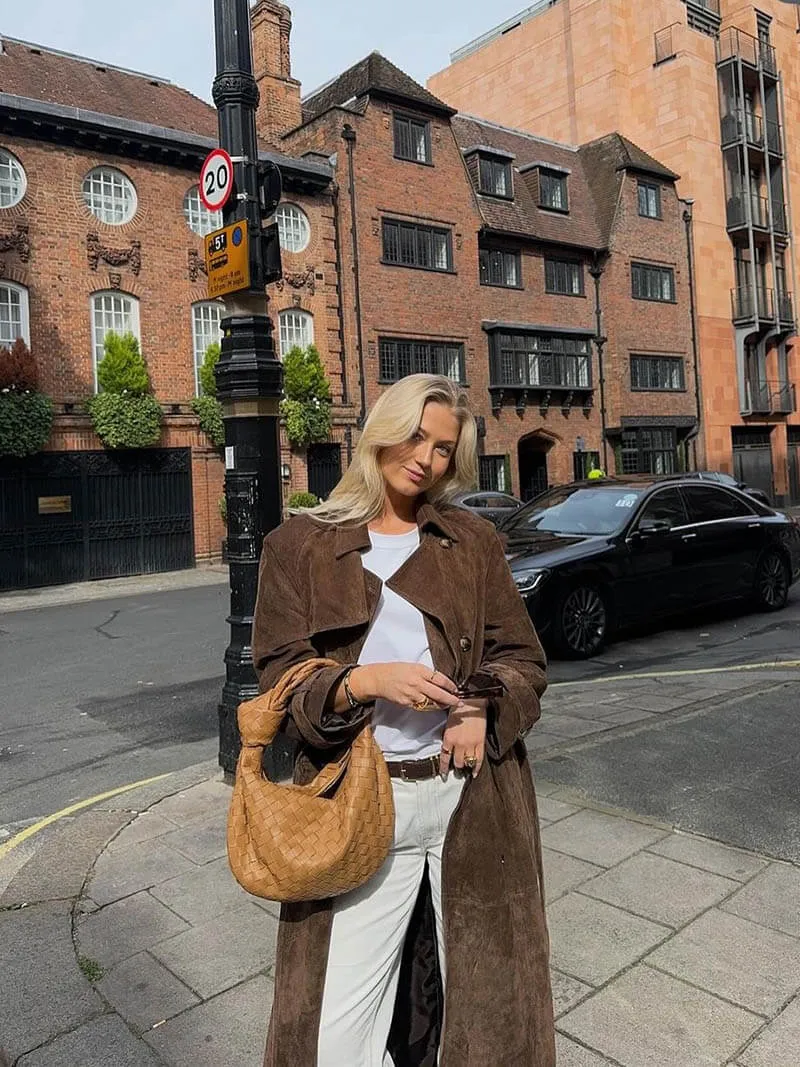 Greta | Damen Trenchcoat im klassischen Stil
