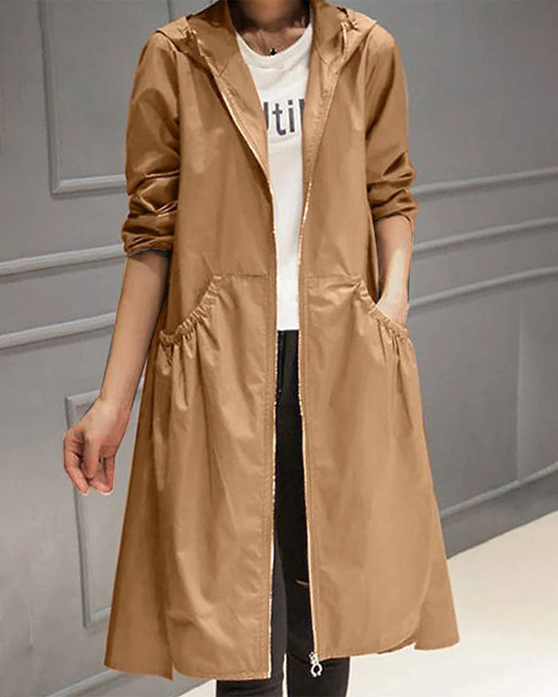 Katharina | Damen Wasserdichter Trenchcoat Im Klassischen Stil