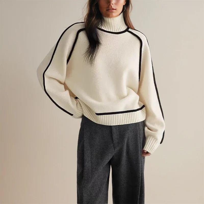 Katharina | Damen Lockerer Pullover für Alltag und Freizeit