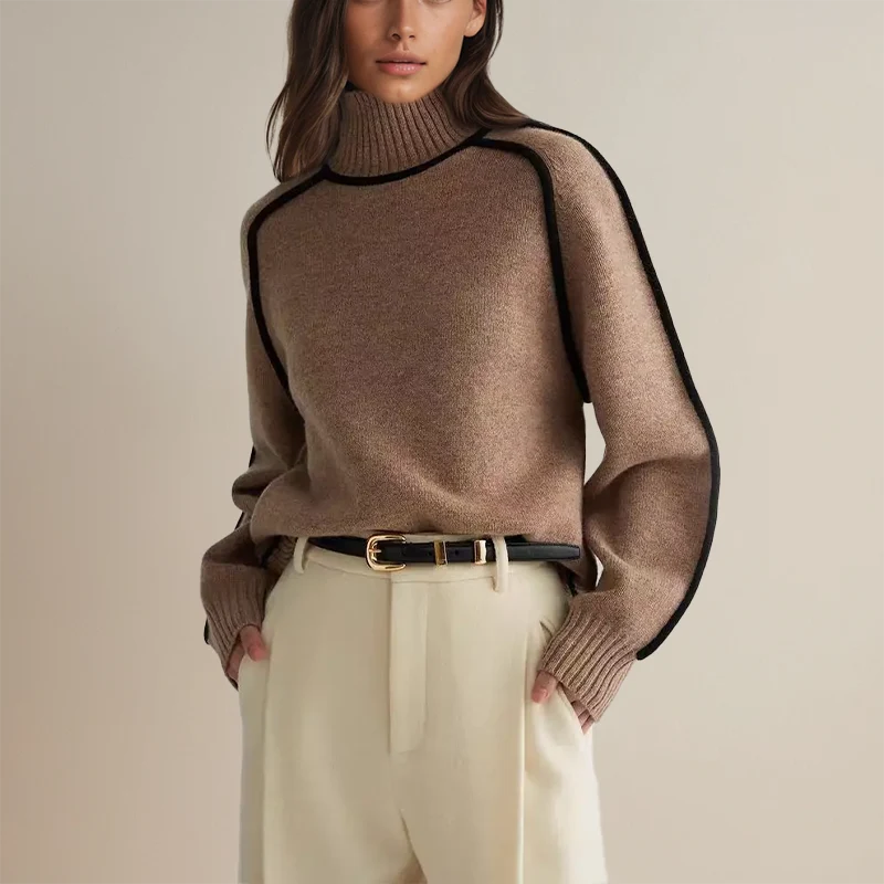 Katharina | Damen Lockerer Pullover für Alltag und Freizeit