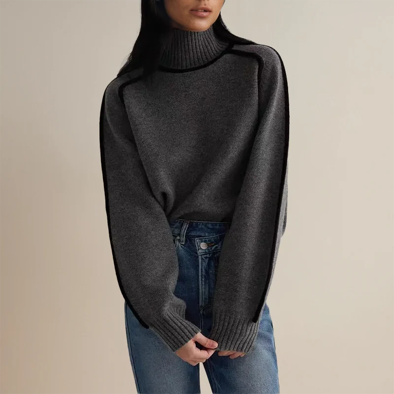 Katharina | Damen Lockerer Pullover für Alltag und Freizeit