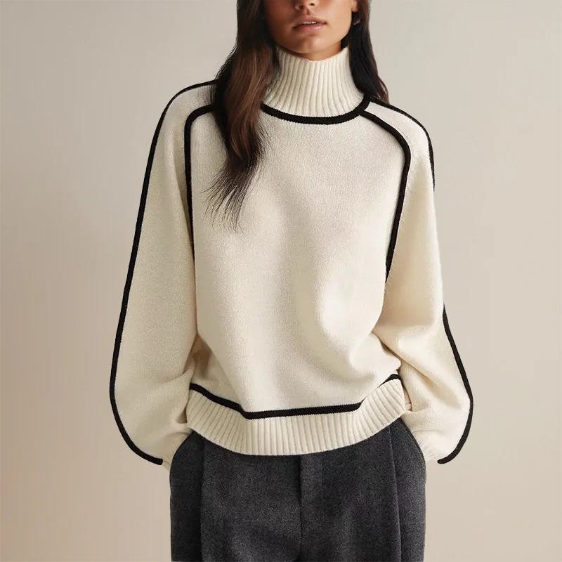 Katharina | Damen Lockerer Pullover für Alltag und Freizeit
