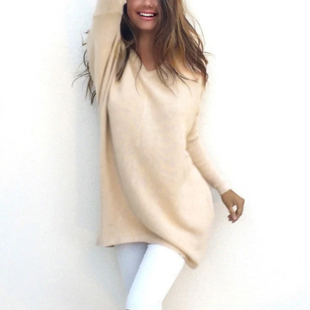 Sophia | Damen Klassischer Kaschmir Pullover für jeden Anlass