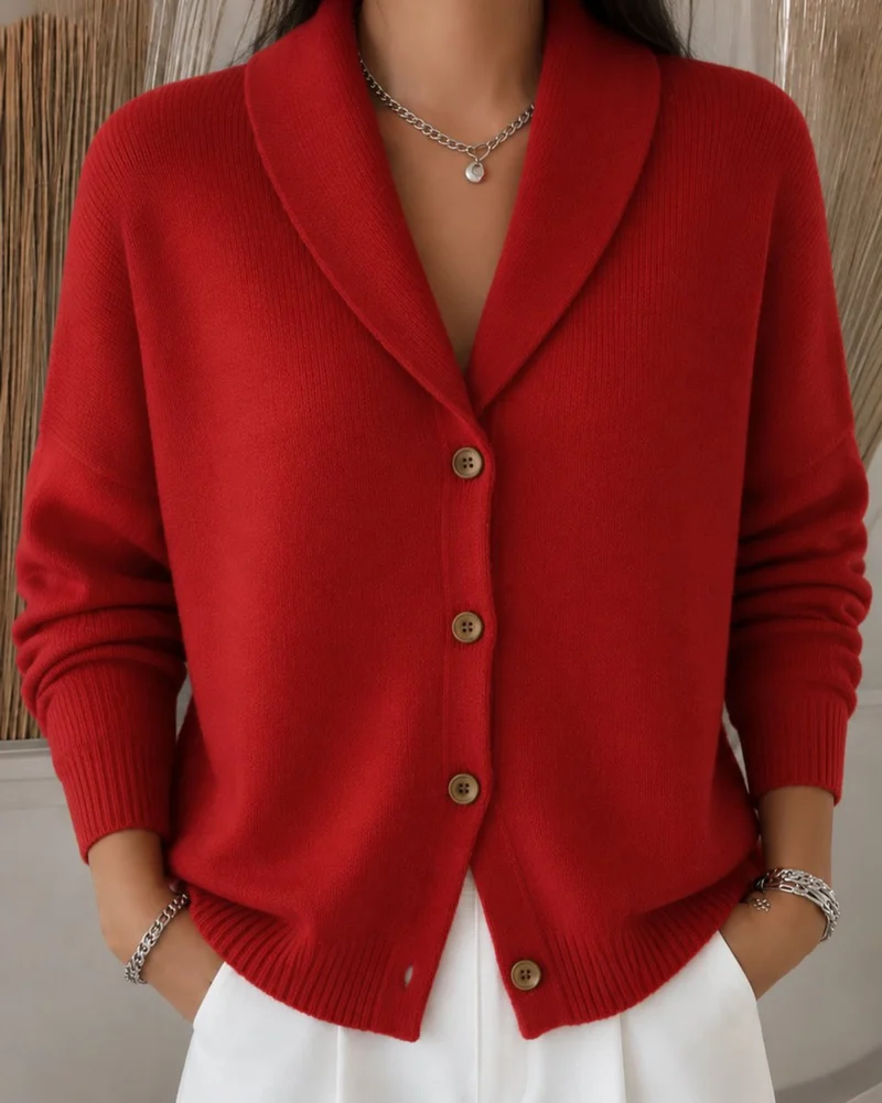 Johanna | Vielseitige Damen Strickjacke im lockeren Schnitt