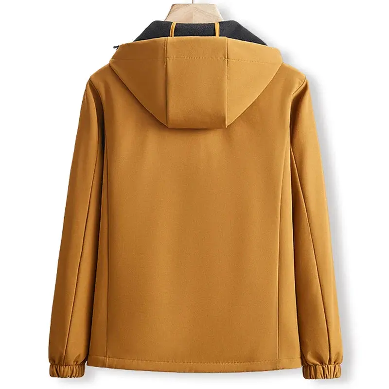 Herren Winter Kapuzen Übergangsjacke Elegant