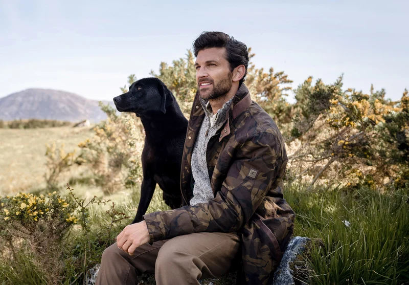 Carrickfergus LTD Wachsjacke - Camouflage - Brown Camo