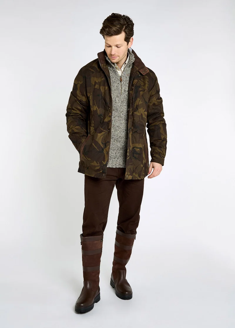 Carrickfergus LTD Wachsjacke - Camouflage - Brown Camo