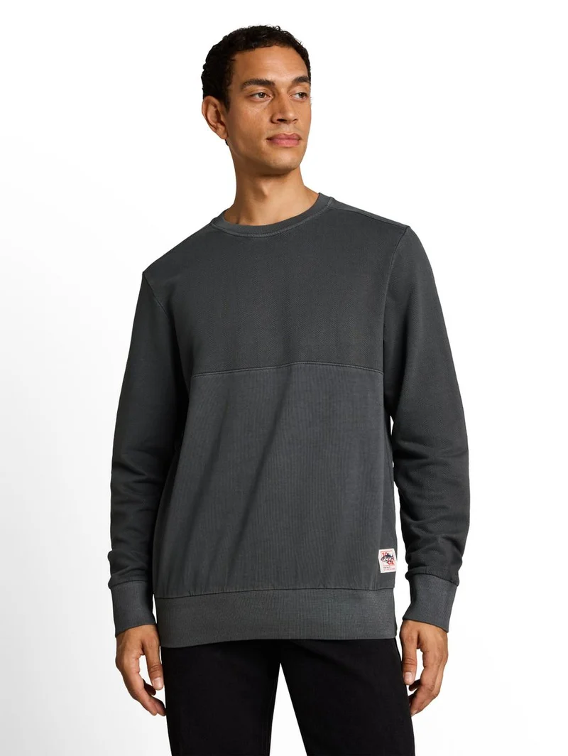 Sweatshirt im Used-Look