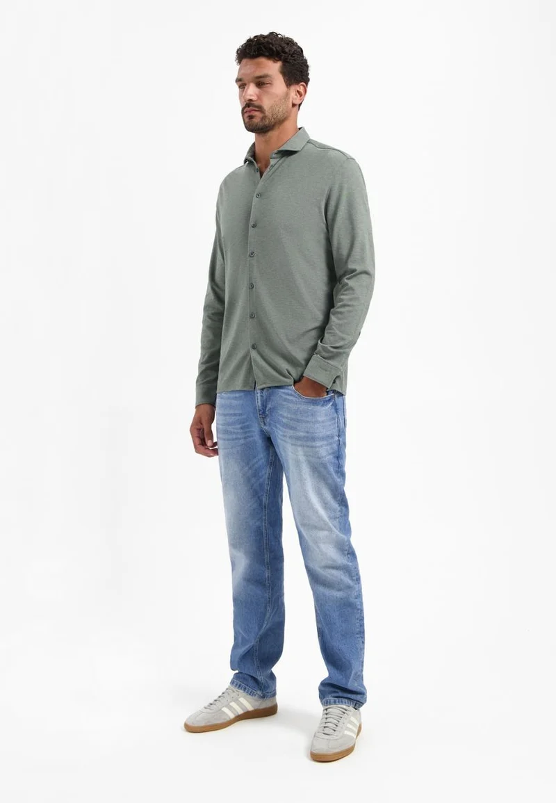 Shirt Jersey Melange Stretch