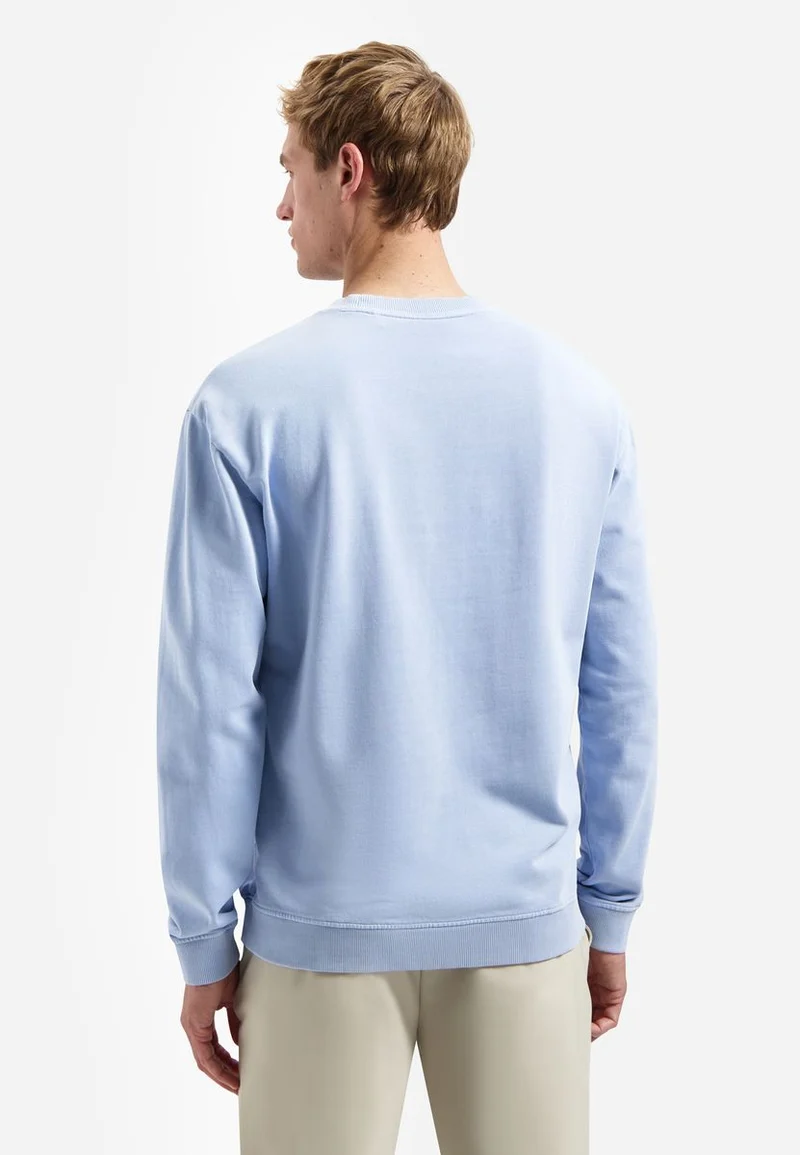 Sweater Crewneck French Terry Garment Dyed