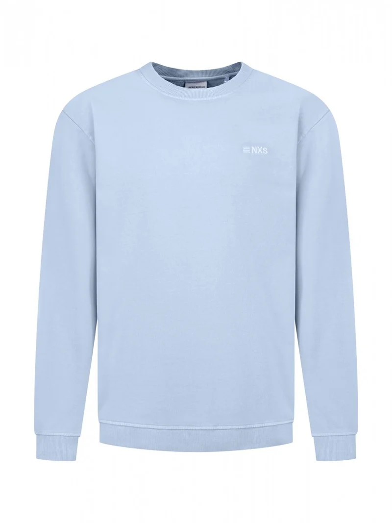 Sweater Crewneck French Terry Garment Dyed