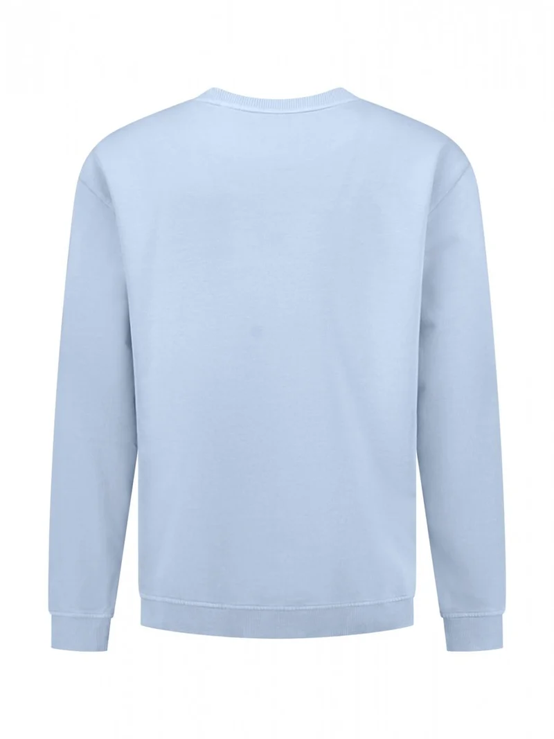 Sweater Crewneck French Terry Garment Dyed