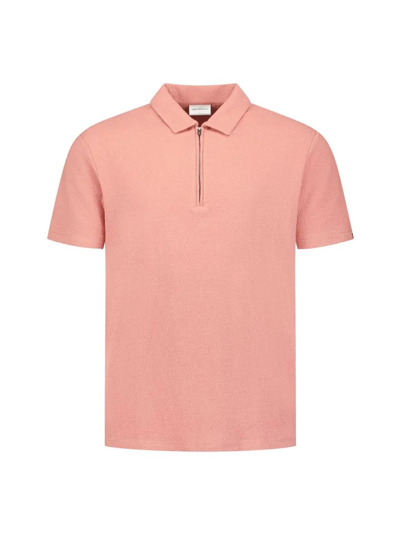 Polo Short Sleeve Zipper