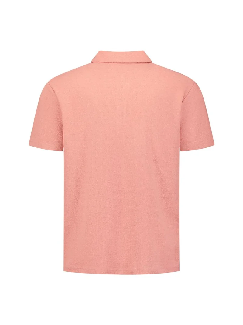 Polo Short Sleeve Zipper