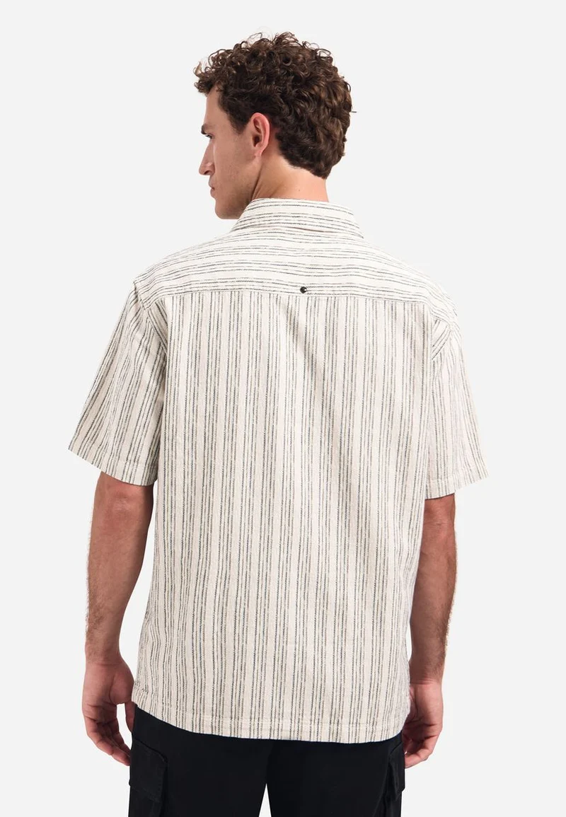 Shirt Short Sleeve Fancy Striped