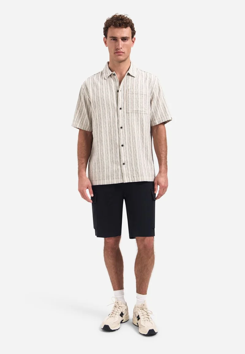 Shirt Short Sleeve Fancy Striped