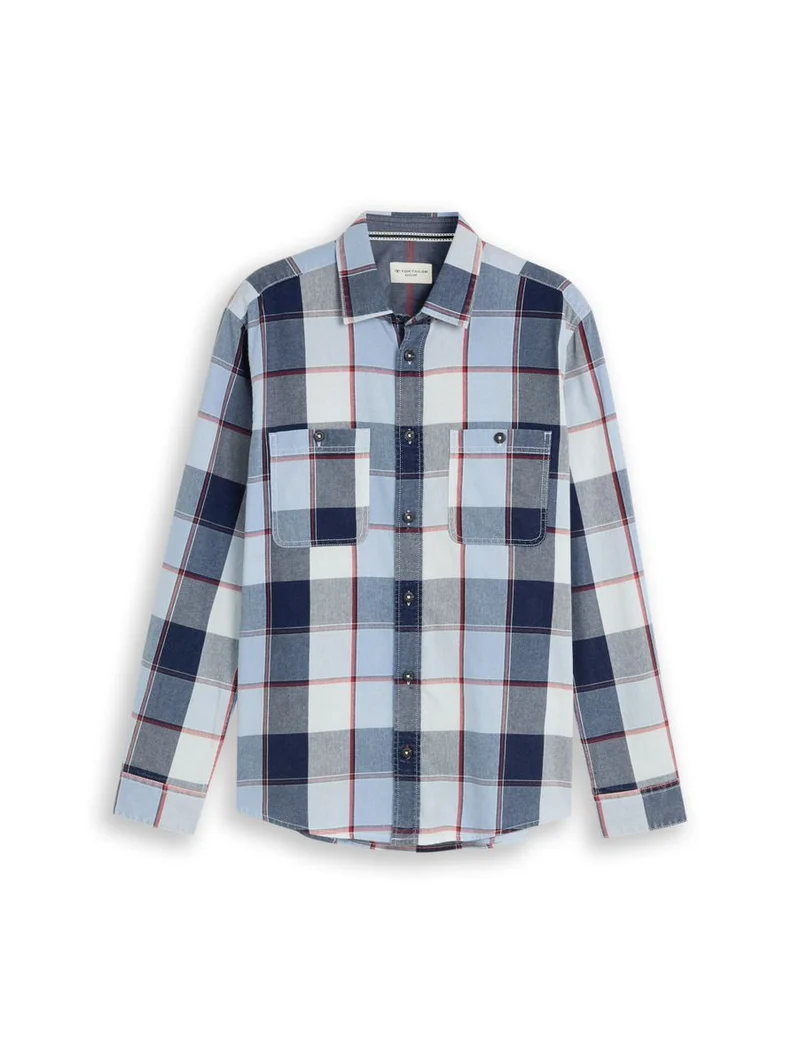 Regular Fit Hemd im Washed-Look