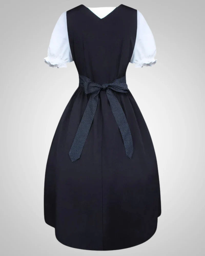 Nadine | Damen Traditionelles Dirndl mit Schürze