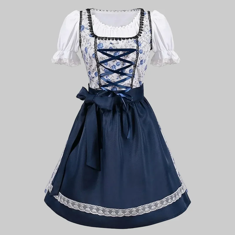 Astrid | Damen Stilvolles Dirndl Sommerkleid