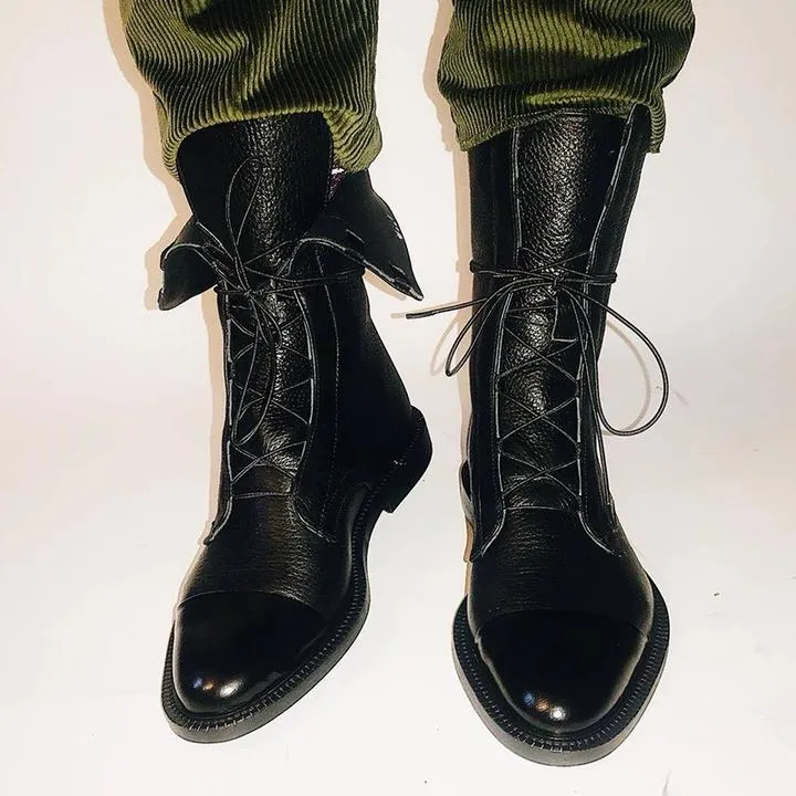 Heidi | Damen Klassische Orthopädische Lederstiefel