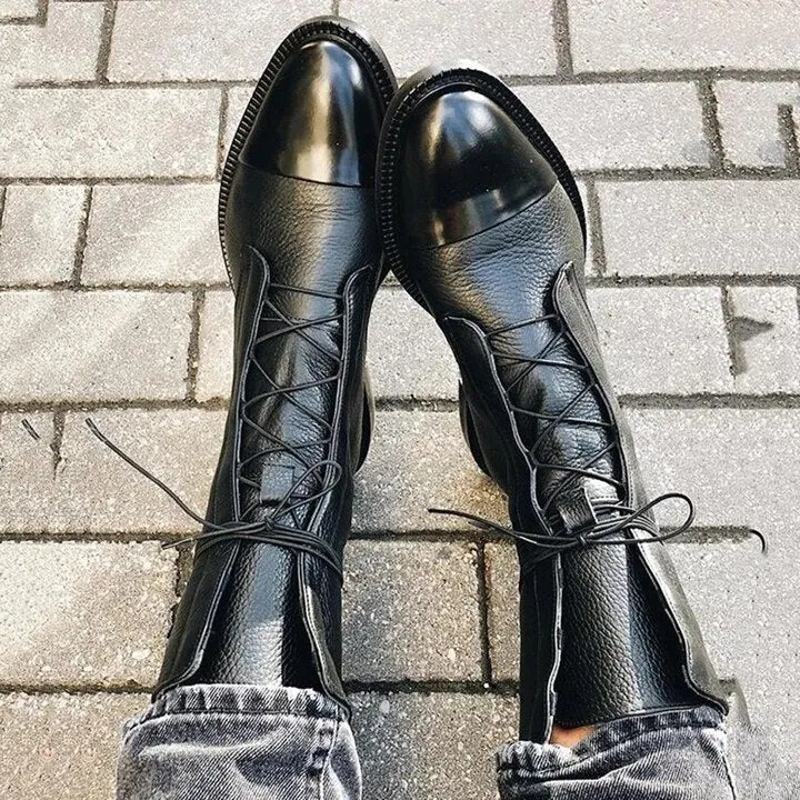 Heidi | Damen Klassische Orthopädische Lederstiefel