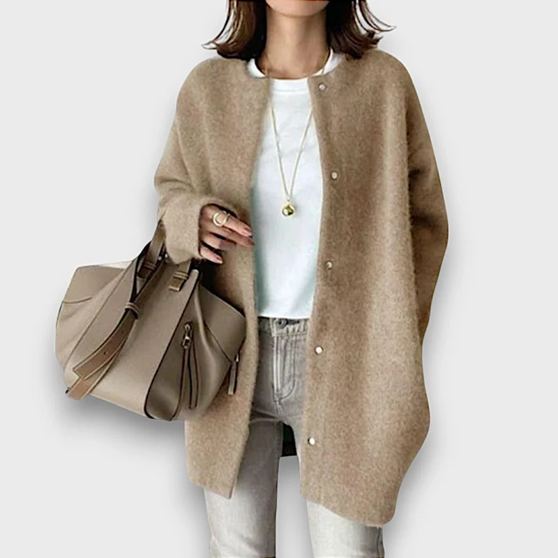 Teresa – Weicher Wollcardigan mit eleganter Linie