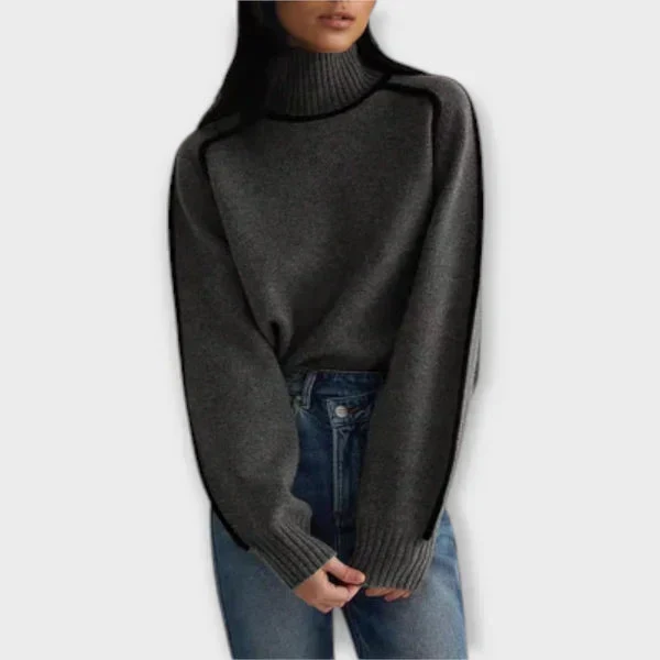 Emilie – Weicher Strickpullover mit Rollkragen