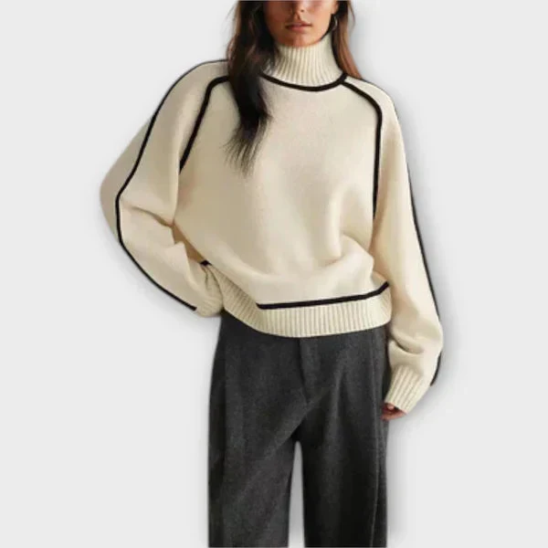 Emilie – Weicher Strickpullover mit Rollkragen