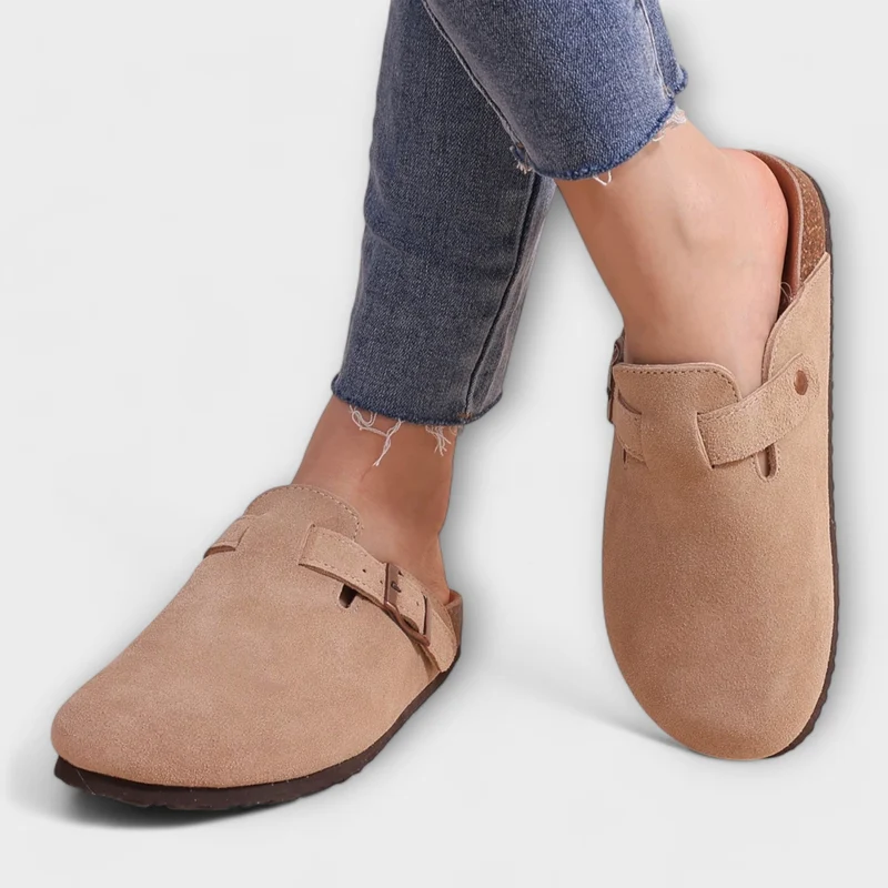 Mavira – Komfort-Slipper mit Korkfußbett