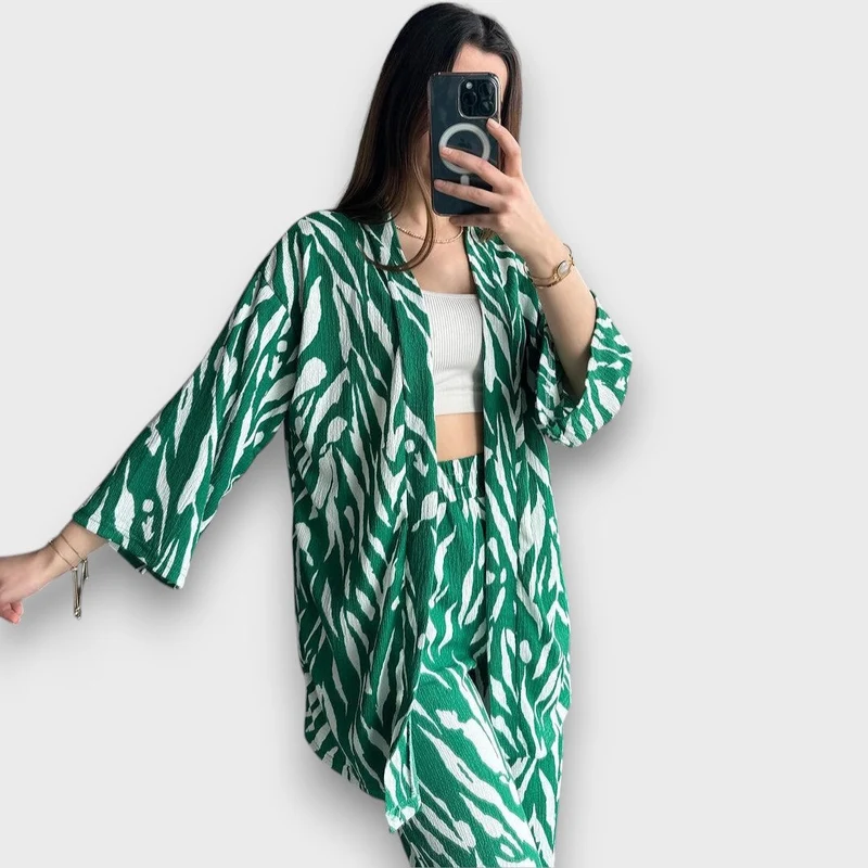 Zana – Zweiteiler mit Zebramuster