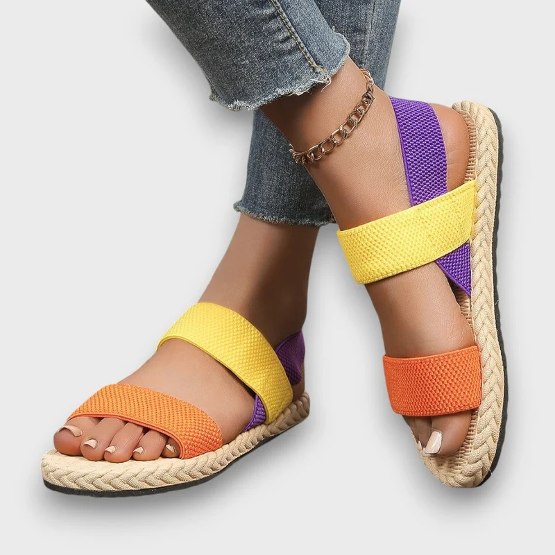 Yva – Farbspiel-Sandalen für den Alltag