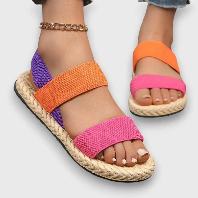 Yva – Farbspiel-Sandalen für den Alltag