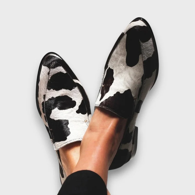 Raisa – Loafer im Cow-Print mit Statement-Faktor