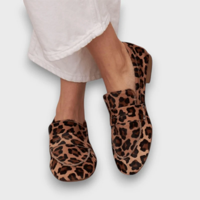 Sabine – Loafer mit Animal Print