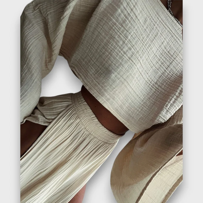 Elise – Lockeres Leinen-Set