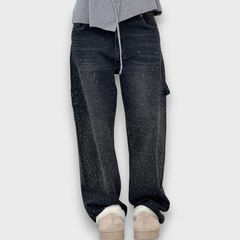 Nolene – Jeans mit Funkel-Finish und urbanem Charakter