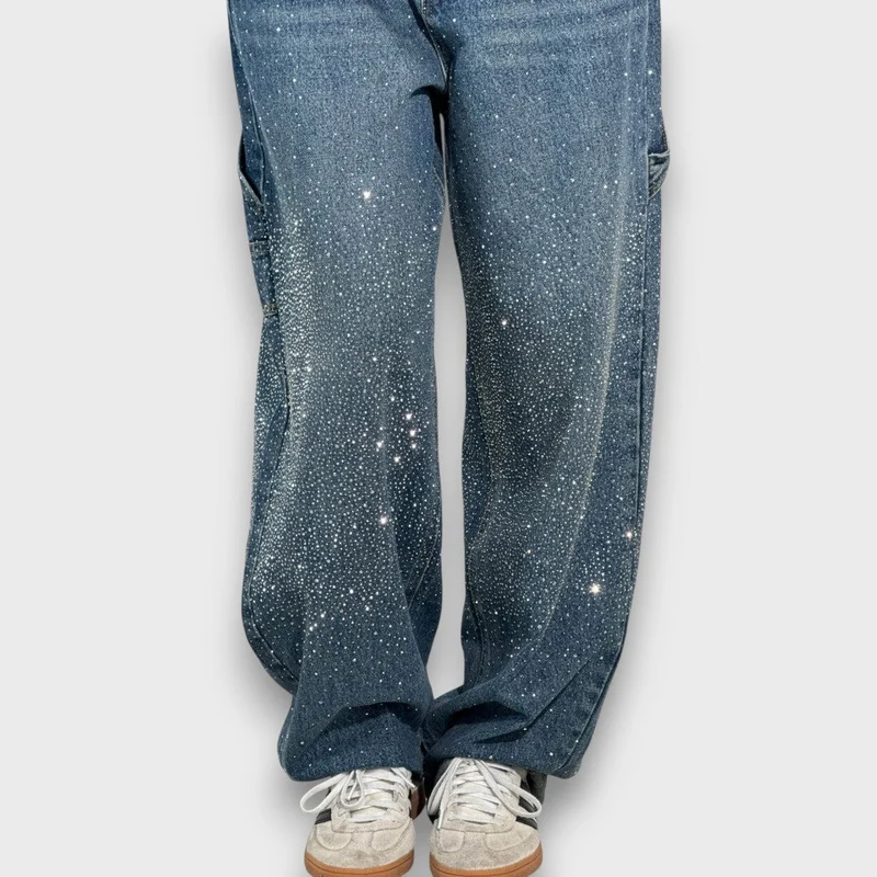 Nolene – Jeans mit Funkel-Finish und urbanem Charakter