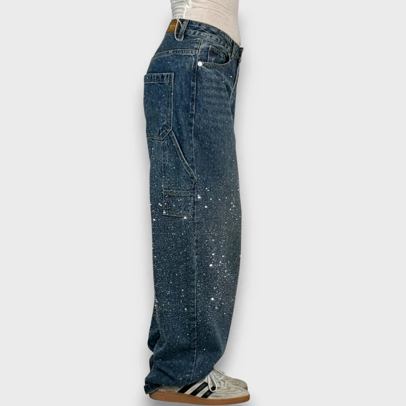 Nolene – Jeans mit Funkel-Finish und urbanem Charakter